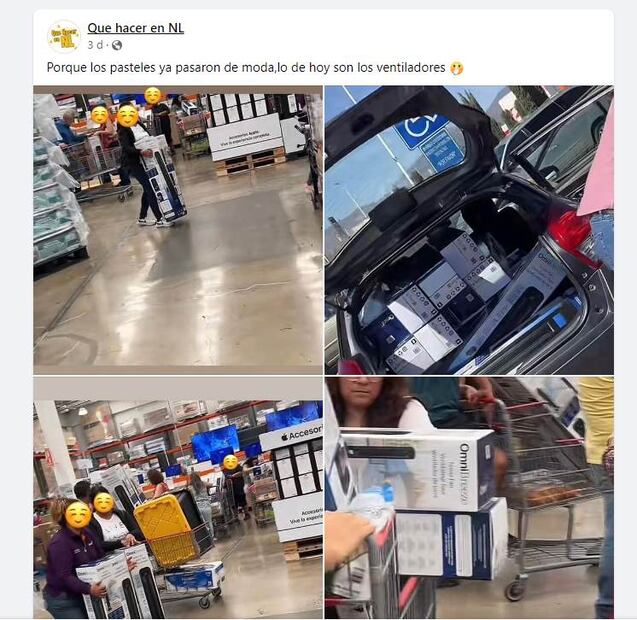 Video viral en TikTok de supuestos revendedores en Costco. (Foto: Redes sociales)