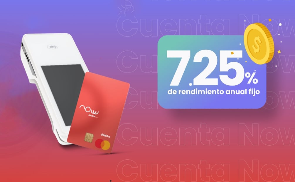 Now Bank paga 7.25% de rendimiento anual: así hacer crecer tu dinero desde 50 pesos. (Foto: Captura de pantalla)