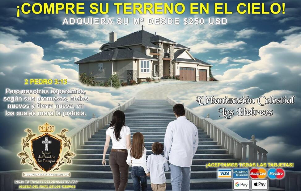 Publicación de los terrenos. (Foto: Redes sociales)