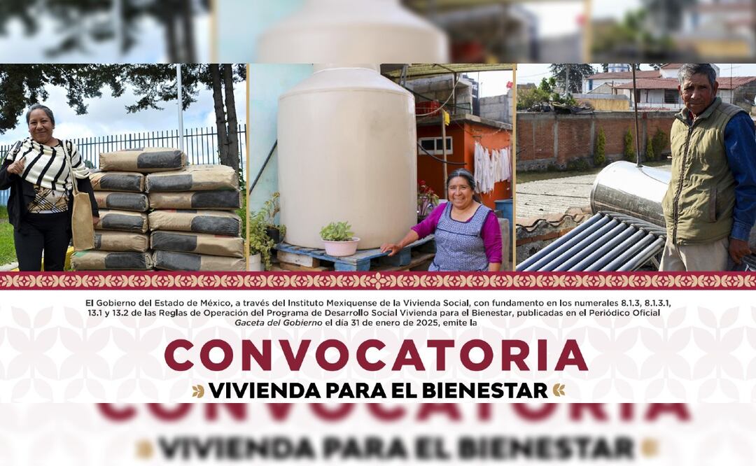 Programa Vivienda para el Bienestar 2025 impulsado por el IMEVIS (Foto: Captura de pantalla- Convocatoria Vivienda para el Bienestar)