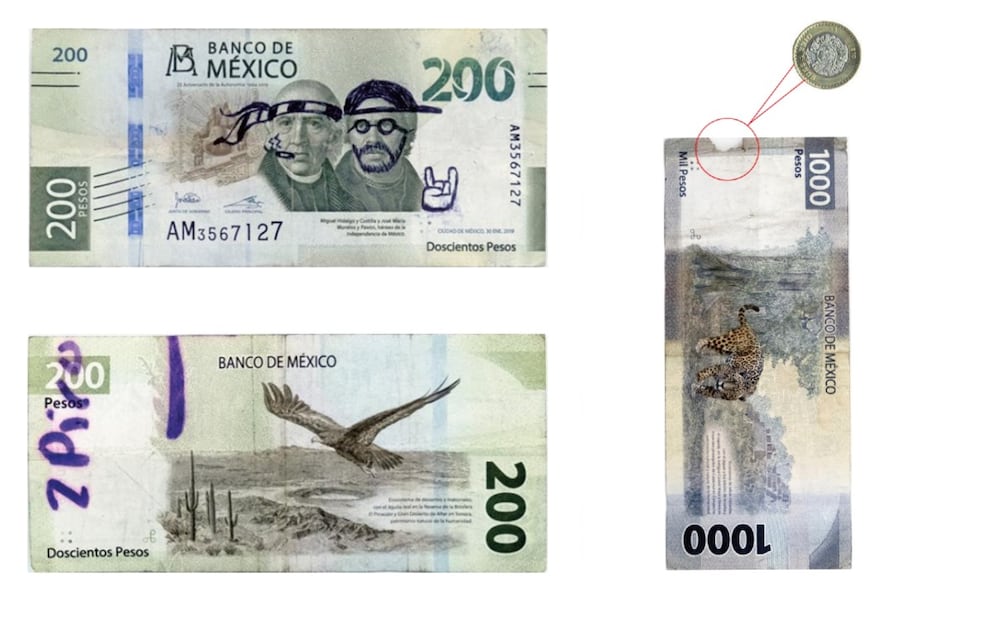 ¿Te rechazan billetes maltratados? Banco de México explica cuáles siguen valiendo. (Foto: Captura de pantalla)