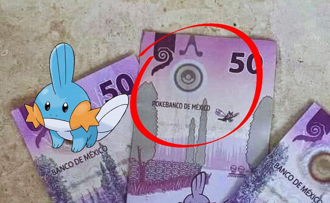 ¿Qué está pasando con los billetes de 50 pesos y Pokémon? (Foto: Redes sociales)