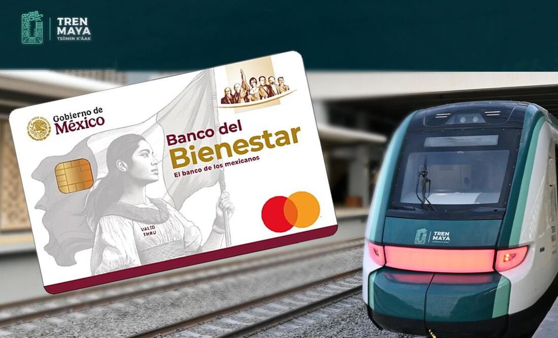 Banco del Bienestar y Tren Maya¿Puedes pagar tu boleto con esta tarjeta? (Foto: DeDinero)