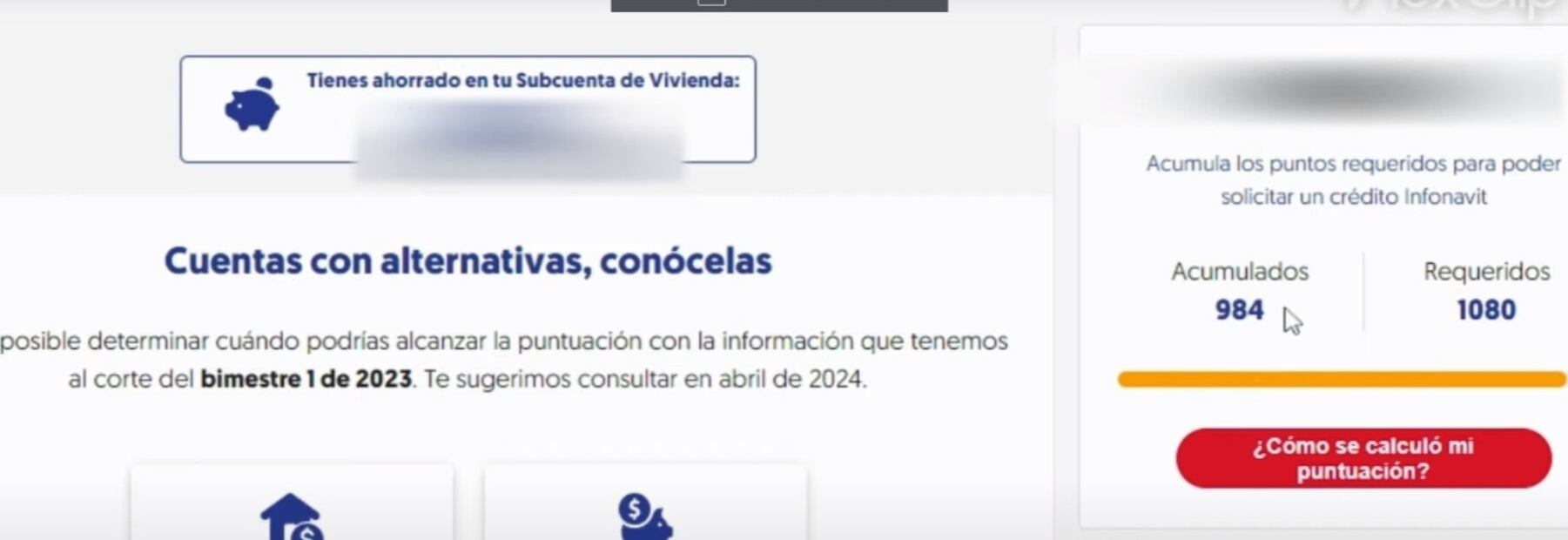 Hay que tomar en cuenta que en algunas ocasiones es mejor esperar un poco más de tiempo para completar los puntos requeridos para el crédito. (Foto: Captura de pantalla)