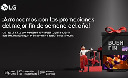 Buen Fin con LG ¡Los best sellers de la marca que debes comprar!