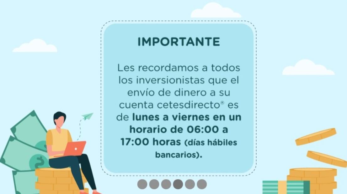 La Nacional Financiera recordó el horario en el que podrán hacer sus operaciones los inversionistas. (Foto: Captura de Pantalla)