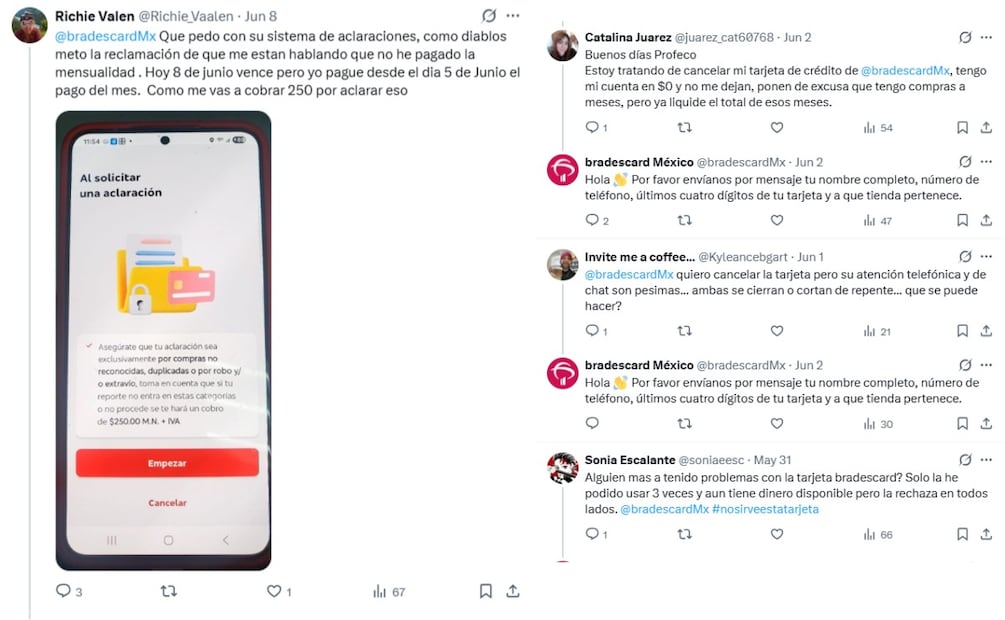 ¿Decepción financiera? Los motivos por los que usuarios recomiendan evitar las tarjetas Bradescard. (Foto: captura de pantalla)
