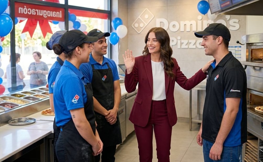 Abrir un Domino’s Pizza en México requiere esta millonaria inversión: conoce los costos reales. (Foto: Creada con IA)