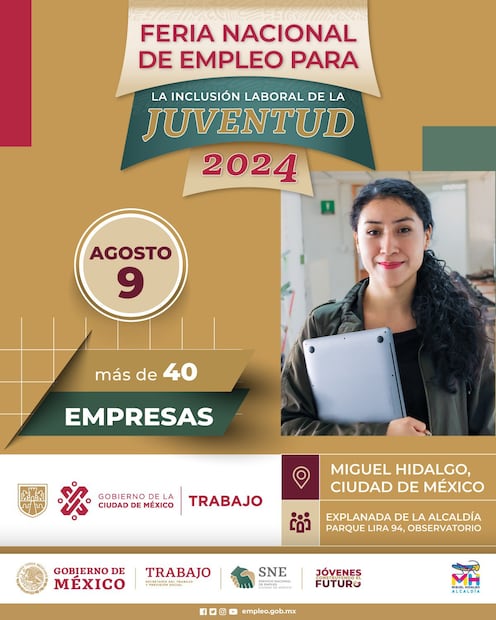 Feria Nacional del Empleo para jóvenes. (Foto; Redes sociales)