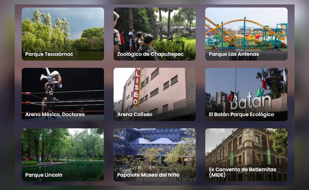 Actividades gratuitas CDMX. (Foto: Captura de pantalla)