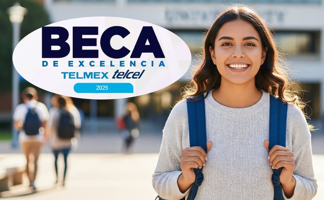Así puedes obtener la Beca Telmex que te da 9 mil pesos si eres estudiante de universidad. (Foto: Creada con IA)