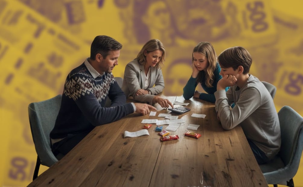 ¿Tus hijos hacen gastos hormiga? Condusef revela cómo evitar que estos hábitos afecten su futuro financiero. (Foto: Creada con IA)