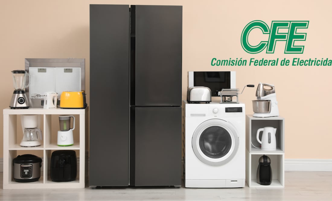 El programa de CFE ofrece electrodomésticos de bajo consumo de luz a crédito (Foto: Canva)
