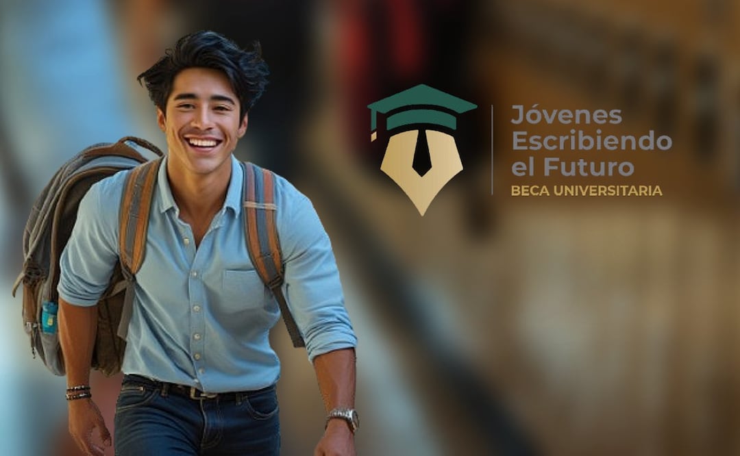 Beca Jóvenes Escribiendo el Futuro 2025: Fecha límite para recibir los 5 mil 800 pesos. (Foto: Creada con IA)