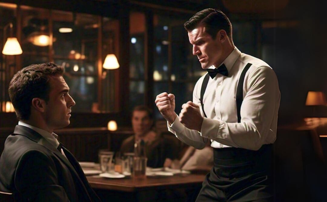 Conoce los casos de restaurantes que se han vuelto virales por cobrar propina. (Foto: Creada con IA)