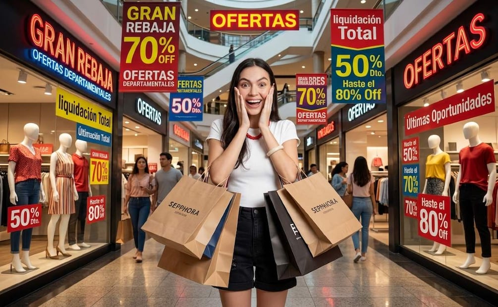 Cada vez falta menos para el inicio de la temporada de ofertas 2026 en México. (Foto: Creada con IA)