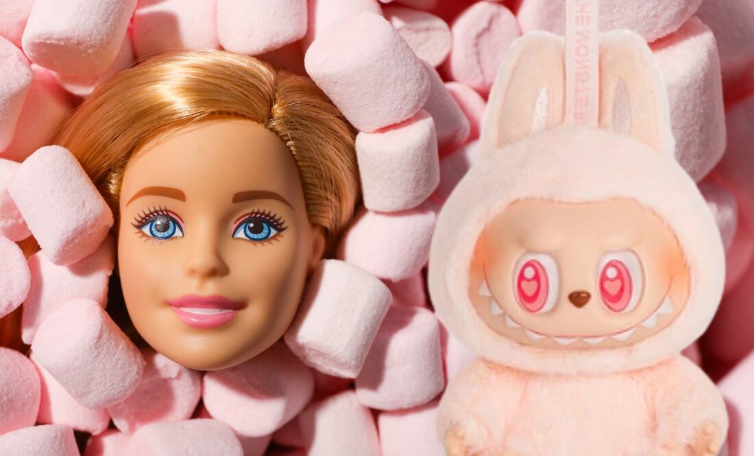 Barbie x Labubu (Foto: Captura de pantalla de tienda en línea de Pop Mart México)