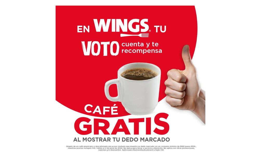 Promoción Wings. (Foto: Captura de pantalla)