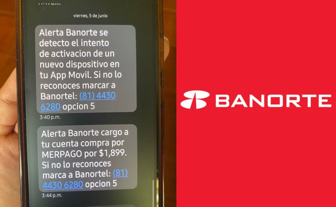 Banorte alerta por SMS de vinculación de dispositivos: así identificas el fraude antes de caer hoy. (Foto: Captura de pantalla)