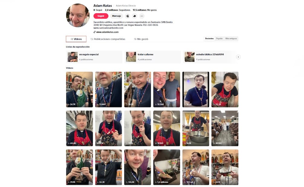 ¿Efectivo o tarjeta? Sacerdote en Las Vegas cobra el diezmo con terminal y desata debate en redes. (Foto: captura de pantalla)