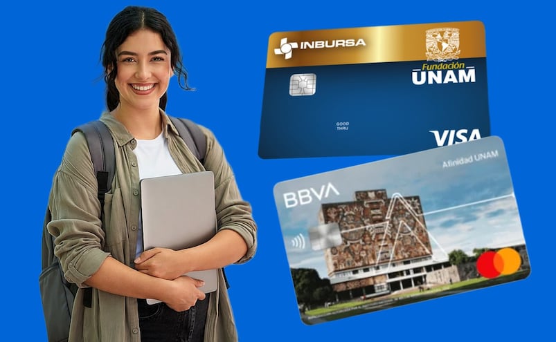 ¿BBVA o Inbursa? Cuál es la mejor tarjeta para apoyar a la UNAM, costos y sus beneficios