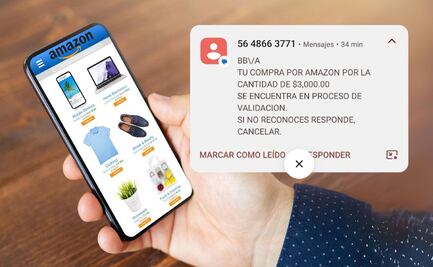 ¿Amazon regala 3 mil pesos a clientes BBVA? Lanzan alerta oficial por extraños mensajes y correos