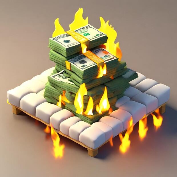 Si guardas tu dinero bajo el colchón, perderá su valor como consecuencia de la inflación. (Foto: Generada con Inteligencia Artificial)