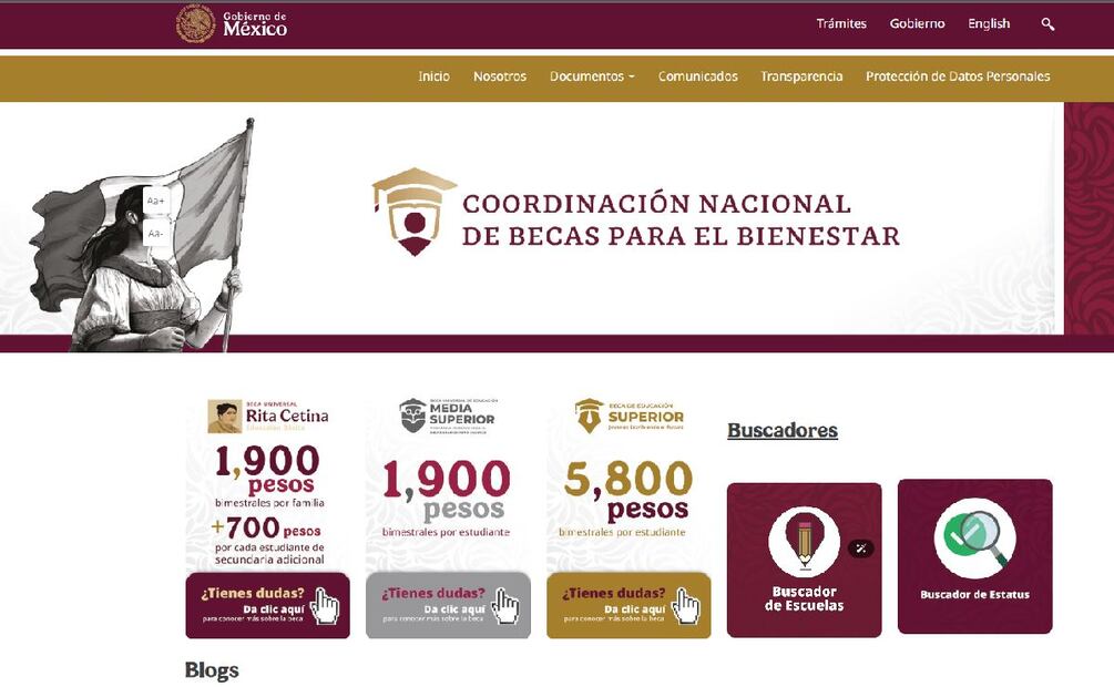 ¿Cuál es la fecha exacta de pago de becas Benito Juárez? (Foto: Sitio web Becas del Bienestar)