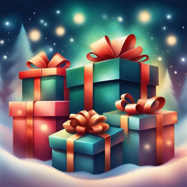 Con las temporadas decembrinas llegan los regalos, y también el aguinaldo. (Foto: Generada con Inteligencia Artificial)