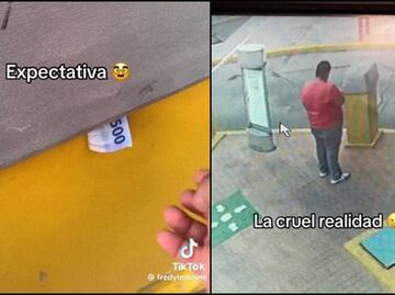 Exhiben trampa de tiktoker potosino que supuestamente regala dinero en las calles