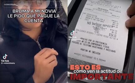 Hombre pide a su novia que pague la cuenta, pero no quiere y desatan polémica en TikTok