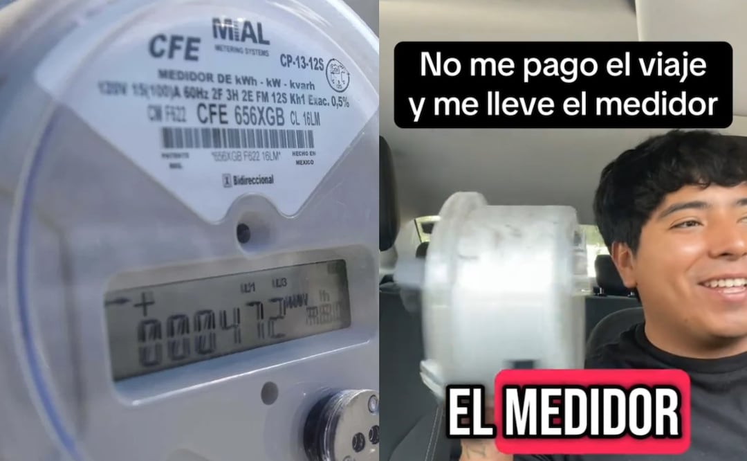 Entre la verdad y la ficción: joven aclara que video viral del medidor era solo contenido actuado. (Foto: Captura de pantalla)