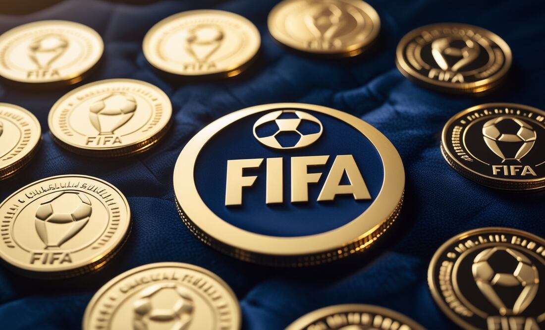 Las monedas conmemorativas del Mundial 2026 en México serán de curso legal y podrían valer más de lo que indica su denominación (Foto: IA)
