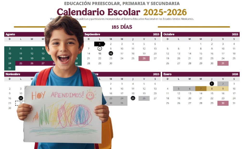 Puentes y descansos SEP 2025: fechas oficiales sin clases y días libres para estudiantes en México. (Foto: DeDinero)