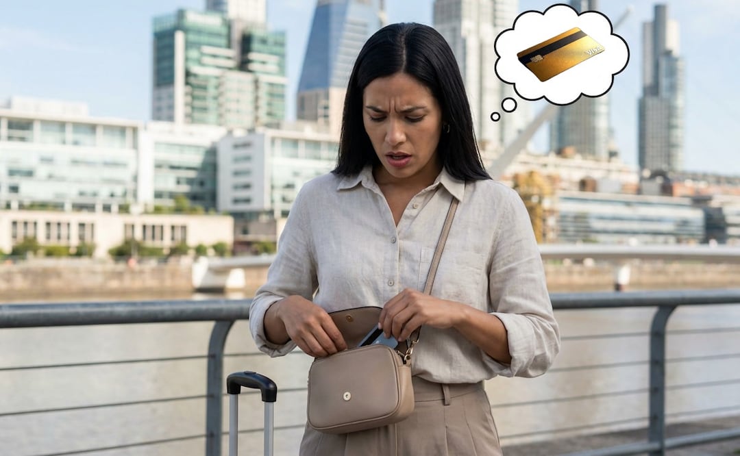 Qué hacer si pierdes tu tarjeta fuera del país: guía bancaria para no quedarte sin dinero. (Foto: Creada con IA)