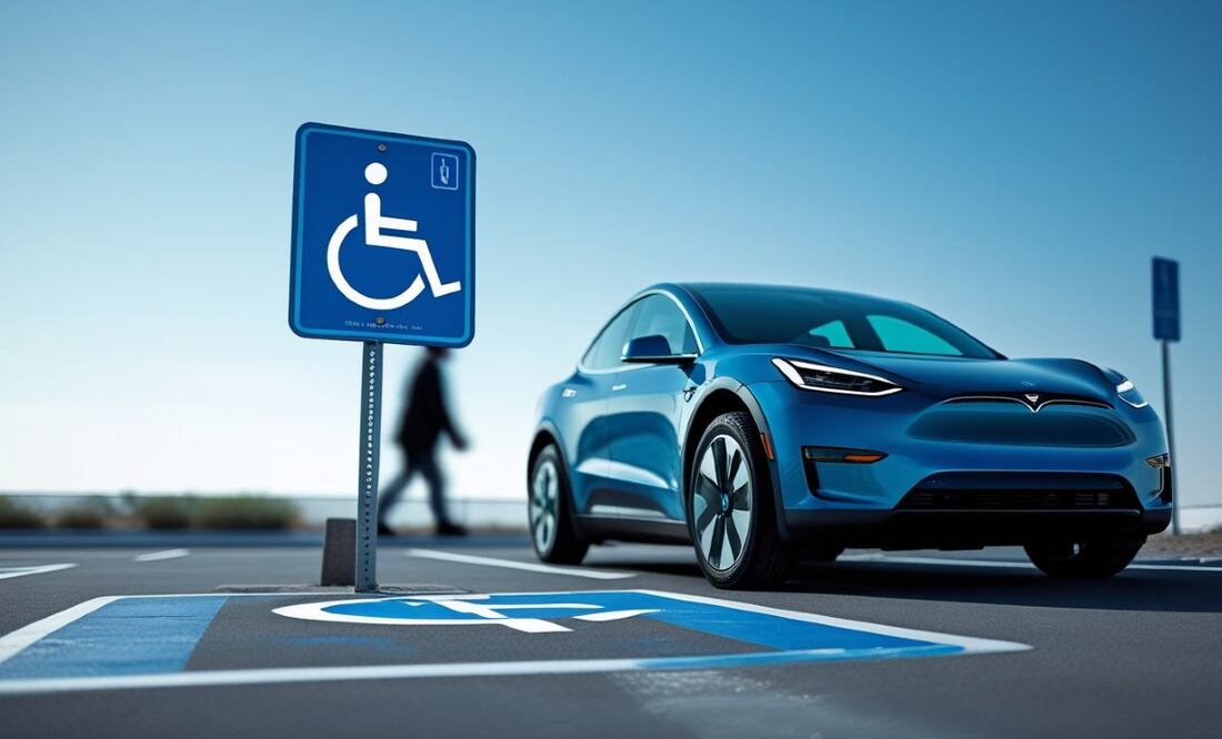 ¿Cuánto es la multa por ocupar un espacio para discapacitados en México? (Foto: Creada con IA)