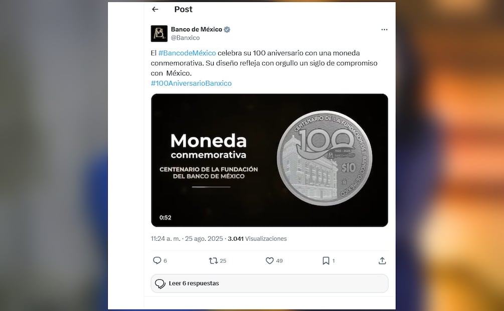 ¿Cómo puedo saber si tengo un billete de colección? (Foto: Redes sociales de Banxico)