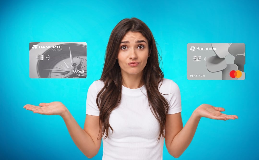Banorte Platinum vs. Banamex Platinum: ¿cuál da más beneficios, recompensas y pide menos requisitos? (Foto: captura de pantalla / creada con IA)
