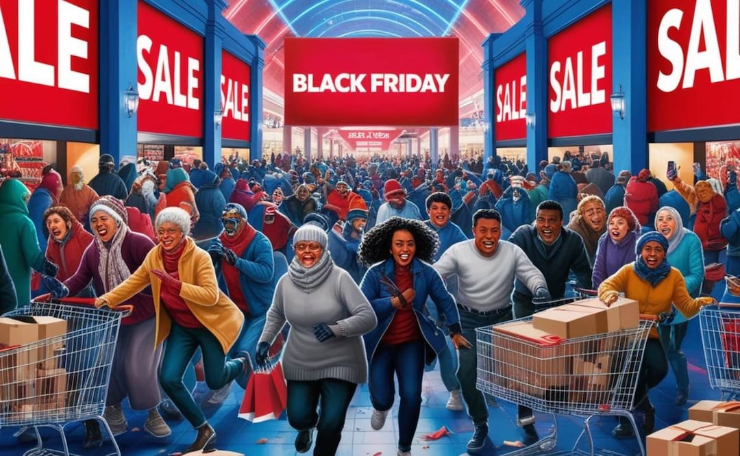 ¿Cómo comprar en el Black Friday desde México? Guía de tiendas, descuentos y envíos. (Foto: Creada con IA)