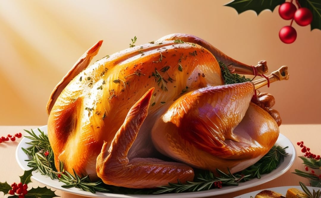 Regalos y pavos gratuitos para familias vulnerables en Venustiano Carranza. (Foto: Creada con IA)