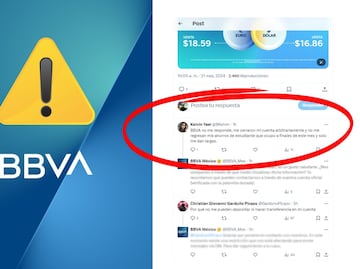 "Me cerraron mi cuenta BBVA": usuarios reportan problemas y banco anuncia restricción en redes