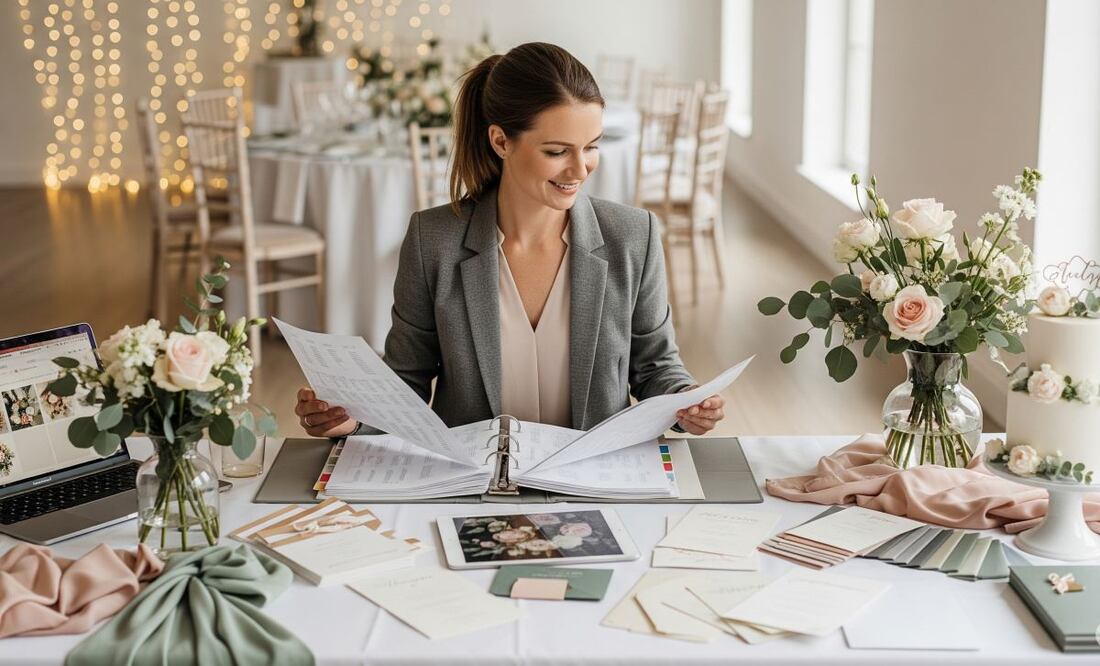 ¿Quién paga la comida de los organizadores del evento, los novios? (Foto: Creada con IA)