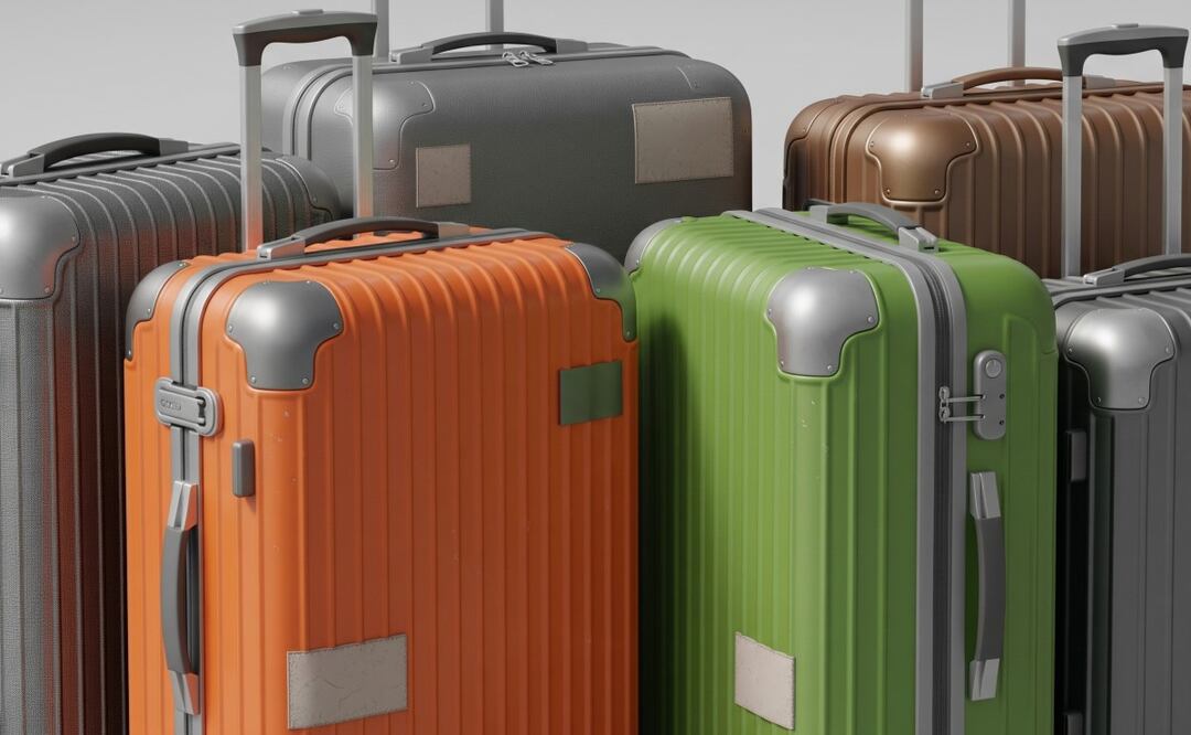 Las mejores maletas de cabina según Profeco. (Foto: Creada con IA)
