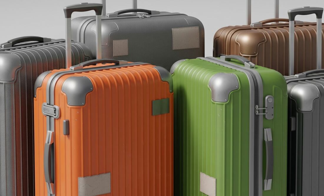 Las mejores maletas de cabina según Profeco. (Foto: Creada con IA)