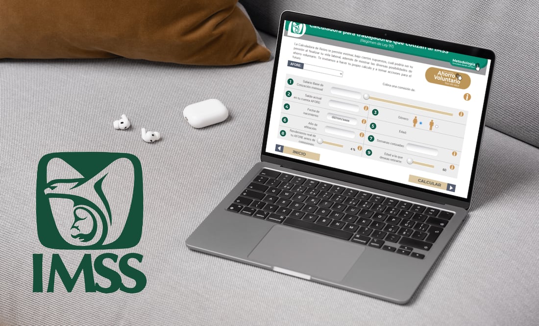 Puedes hacer un cálculo aproximado de cuánto te tocaría de pensión usando la calculadora oficial de la CONSAR (Foto: Canva)