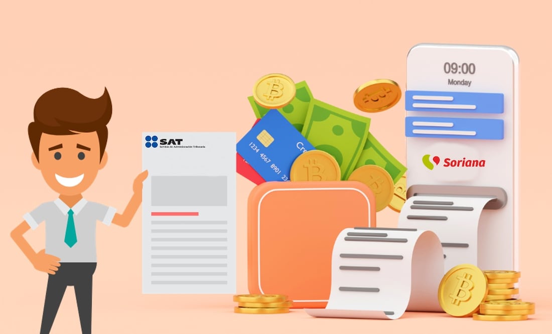 Descubre cómo obtener tu factura electrónica de tus compras en Soriana. (Foto: DeDinero)