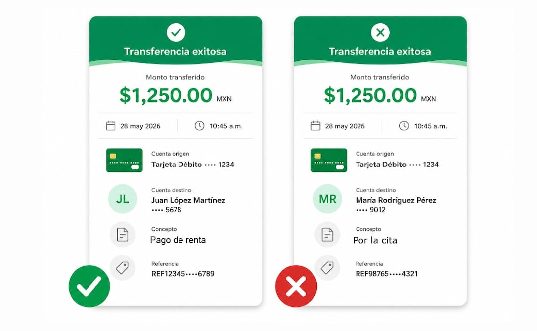 ¿Haces transferencias? El banco frena tu dinero si escribes estas palabras en el concepto de pago. (Foto: Creada con IA)