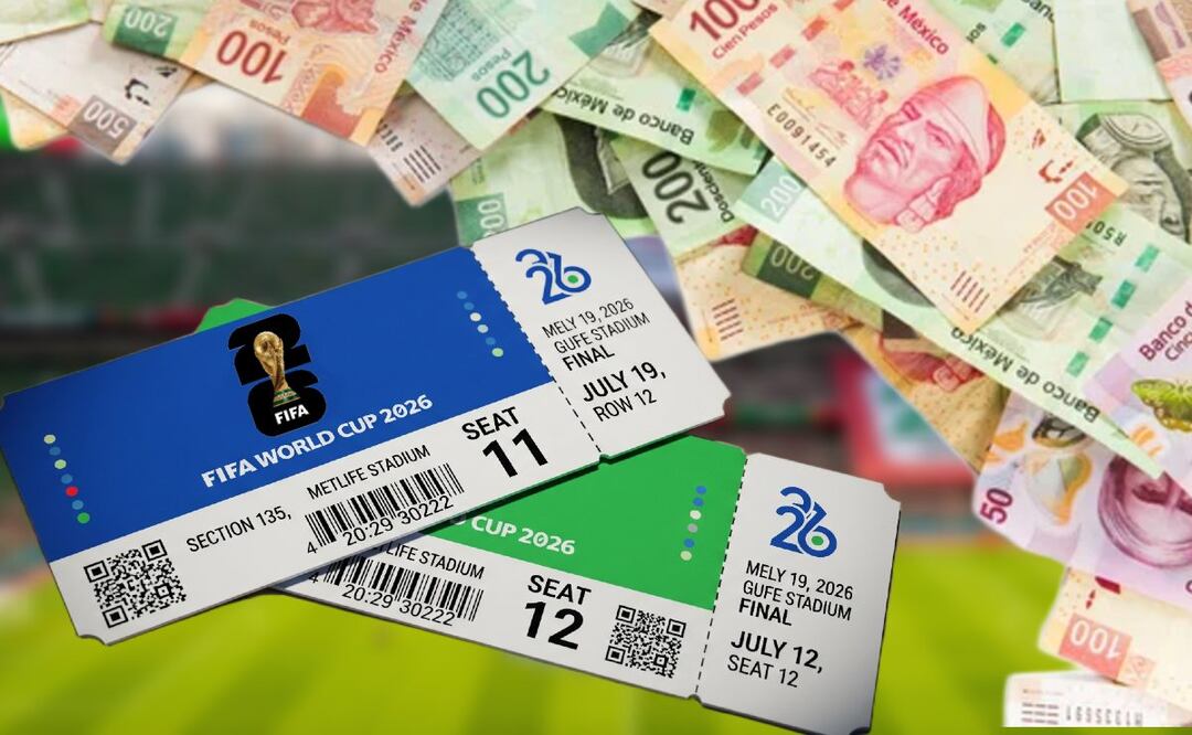 ¿Cuántos salarios mínimos necesitas para un boleto del Mundial 2026? (Foto: Creada con IA)