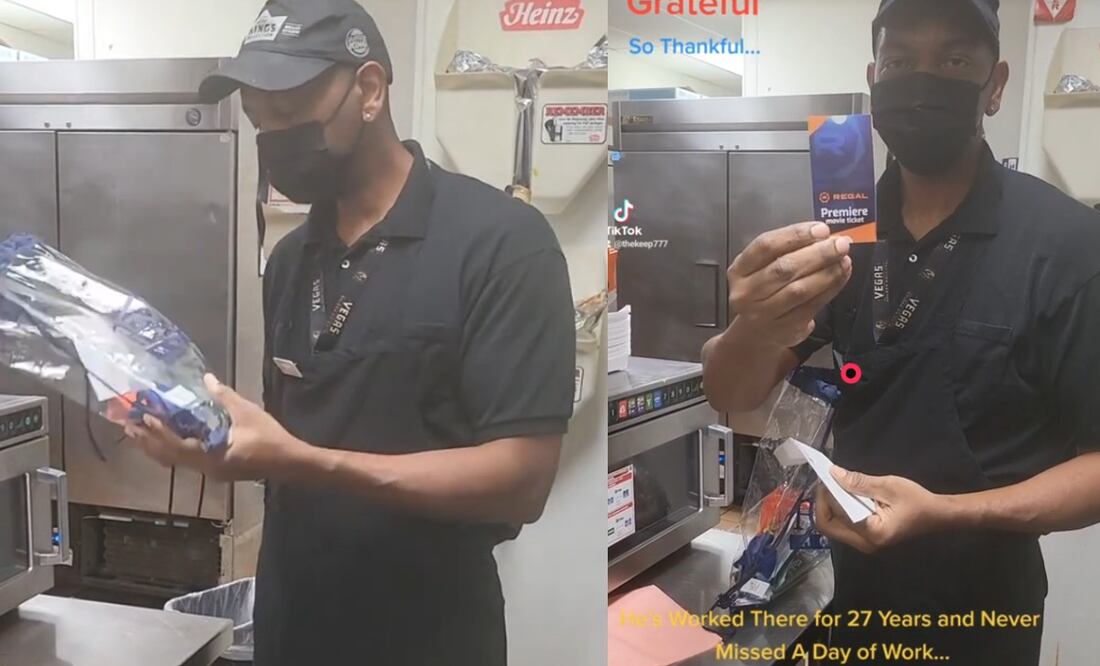 Trabajó 27 años en Burger King y solo recibió un boleto de cine como jubilación. (Foto: Captura de pantalla)