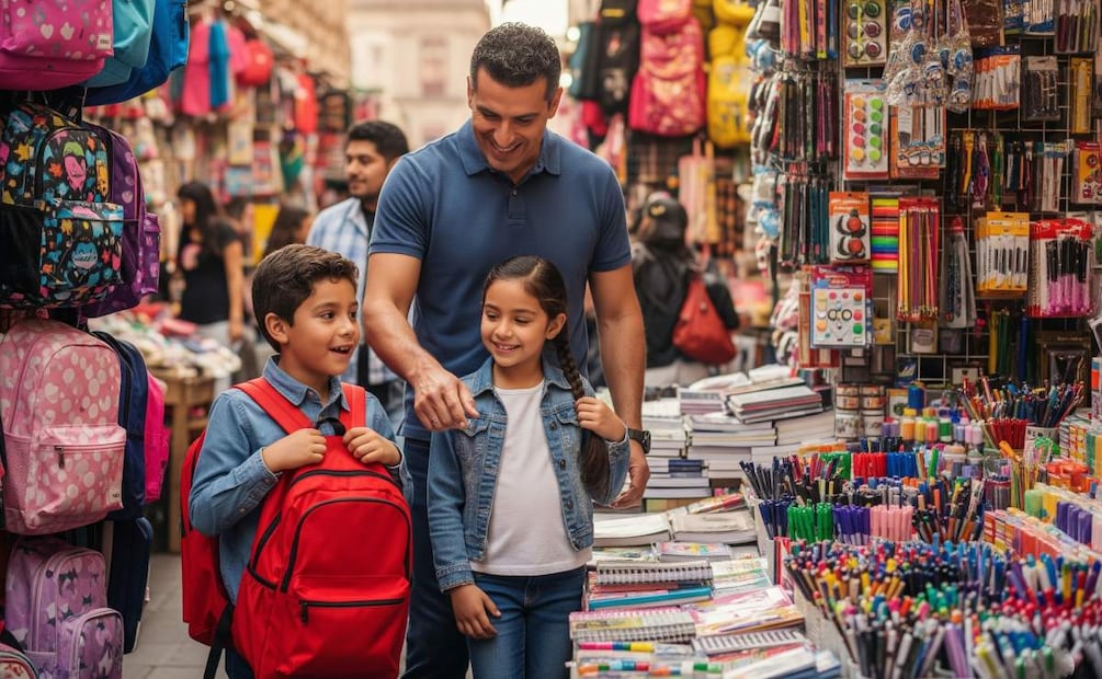 Consejos para ahorrar en el regreso a clases. (Foto: Creada con IA)